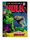 Buy Marvel Comics Retro: The Incredible Hulk Comic Book Cover #104, with the Rhino (aged) at AllPosters.com