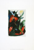 Four Foxes , Postcard to Kandinsky, c.1913