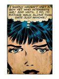 Buy Marvel Comics Retro: Love Comic Panel, Proud Single Woman (aged) at AllPosters.com