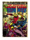 Marvel Comics Retro: The Invincible Iron Man Comic Book Cover #127, Against the Super-Army! (aged)