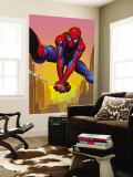 Spider-Man Swinging In the City