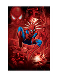 Spider-Man, Scorpion, Prowler, Vulture, Electro and Green Goblin in the City