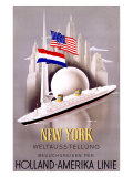 New York to Holland, America Line