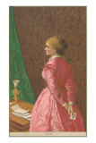 Poetess Staring at Curtain