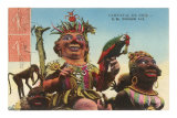 Carnival in Nice, Mummers