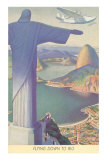 Flying Down to Rio Premium Poster