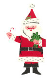 Santa Claus with Candy Cane
