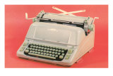 Buy Manual Typewriter with Pink Background at AllPosters.com