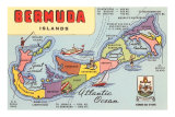 Map of Bermuda Islands