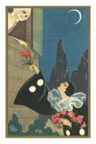 Swain in Clown Suit, Courtesan at Balcony
