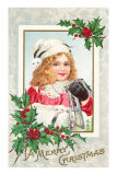 A Merry Christmas, Girl with Ice Skate