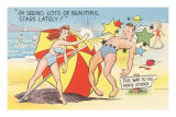 Beach Cartoon, Seeing Stars