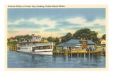Buy Landing Dock, Peaks Island, Maine at AllPosters.com