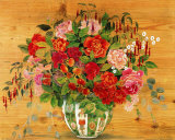 Buy Flowers on Wood II at AllPosters.com