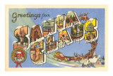 Greetings from Santa Claus, Large Letter