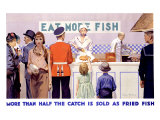Buy Eat More Fish at AllPosters.com