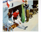 French Six-Day Bicycle Rider