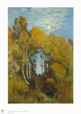 Buy Autumn Forest in the Moon Light at AllPosters.com