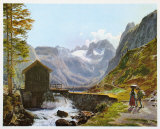 Buy Dachstein and Lake Gosausee at AllPosters.com