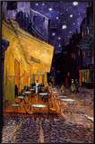 Buy The Caf&eacute; Terrace on the Place du Forum, Arles, at Night, c.1888 at AllPosters.com