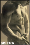 Six Pack Lamina Framed Poster