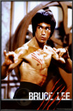 Bruce Lee Lamina Framed Poster