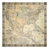 Buy Map Of North America, 1853 at AllPosters.com