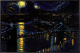 Starry Night over the Brooklyn Bridge