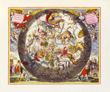 Haemisphaerium Stellatum Boreale Cum Subjecto Haemisphaerio Terrestre