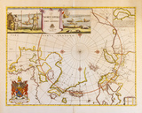 A Map of the North Pole and the Parts Adjoining, 1680