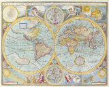 A New and Accurat Map of the World, 1627-1651
