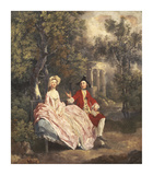 Conversation dans un Parc