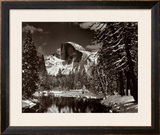 Half Dome, Merced River, Winter