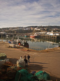 Fishermen in Fishing Harbour, Dunmore East, County Waterford, Ireland