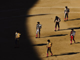 Bullfighters Make the Traditional Entrance into the Arena, before a Bullfight in Madrid