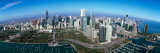 View of a Park in a City, Millennium Park, Lake Michigan, Chicago, Cook County, Illinois, USA