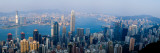 Skyscrapers in a City, Victoria Harbour, Hong Kong, China