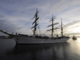 German Sailor Gorch Fock is Pictured During its Arrival in Kiel, Northern Germany