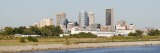 Skyscrapers in a City, Oklahoma River, Oklahoma City, Oklahoma, USA