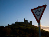 Gaelic Stop Sign, Below the Rock of Cashel, County Tipperary, Ireland