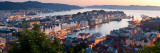 Buildings in a City, Bergen, Hordaland County, Norway