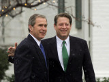 Buy President-Elect Bush Meets with Vice President Gore at Gore's Official Residence in Washington at AllPosters.com