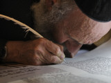 Buy Ultra-Orthodox Jew Writes Some of the Last Words in a Torah Scroll at AllPosters.com