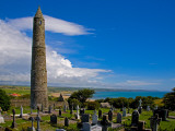 Round Tower in St Declan's 5th Century Monastic Site, Ardmore, County Waterford, Ireland