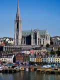 Immigrant Embarkation Harbour, Terraced Houses and St Colman's Cathedral, County Cork, Ireland