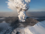 Crater at the Summit of the Volcano in Southern Iceland's Eyjafjallajokull Glacier