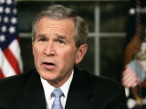 Buy President Bush Delivers a Portion of His Speech for a Second Time for Assembled News Photographers at AllPosters.com