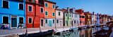 Buy Houses at the Waterfront, Burano, Venetian Lagoon, Venice, Italy at AllPosters.com