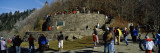 Tourists at Laura Spelman Rockefeller Memorial, Great Smoky Mountains National Park, North Carolina