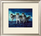 Wolf Group Framed Art Print